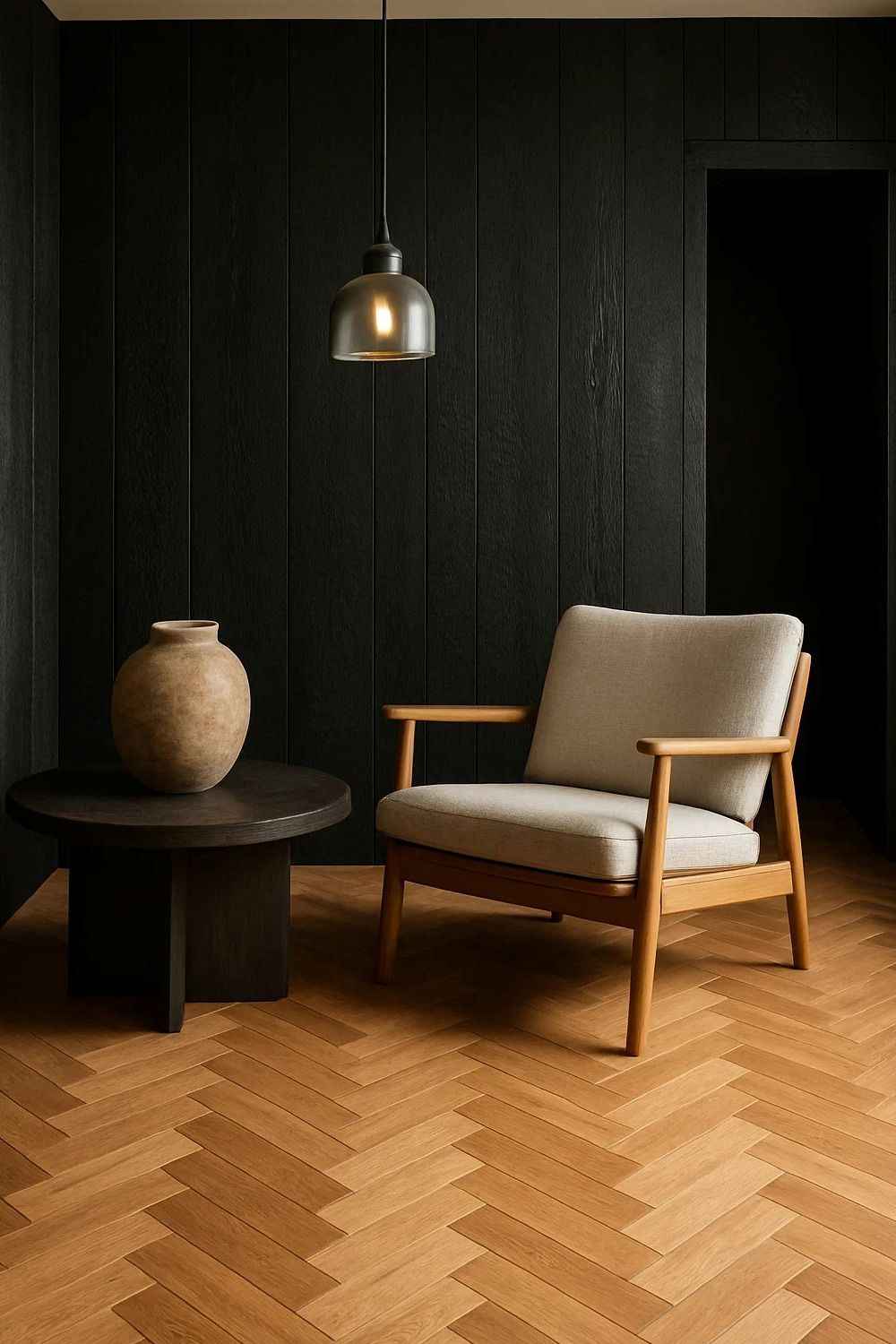 Black Cladding For Interior